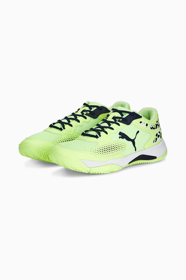 Solarcourt RCT Padel Shoes, Fast Yellow-PUMA Navy-PUMA White, extralarge