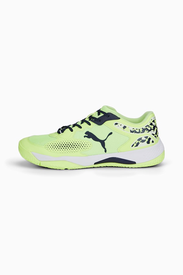 Solarcourt RCT Padel Shoes, Fast Yellow-PUMA Navy-PUMA White, extralarge