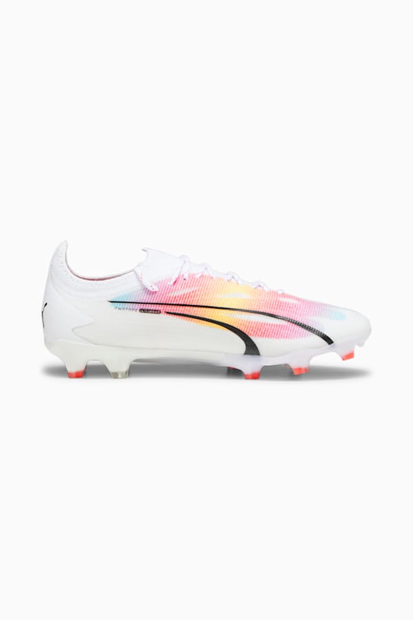 ULTRA ULTIMATE FG/AG Football Boots, PUMA White-PUMA Black-Fire Orchid, extralarge