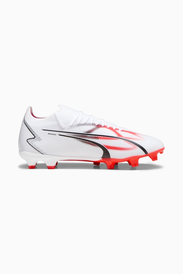 ULTRA MATCH FG/AG Football Boots, PUMA White-PUMA Black-Fire Orchid, extralarge
