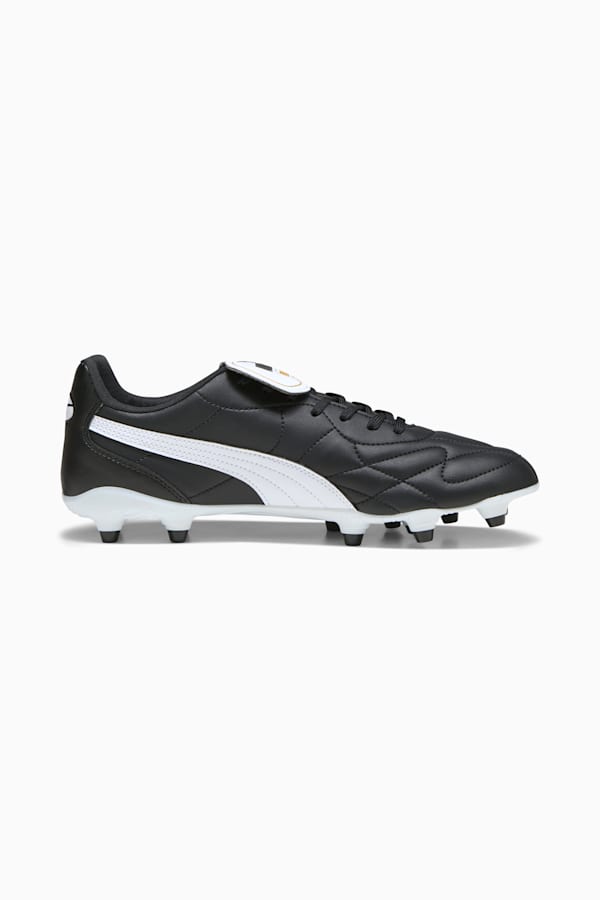 KING TOP FG/AG Football Boots, PUMA Black-PUMA White-PUMA Gold, extralarge