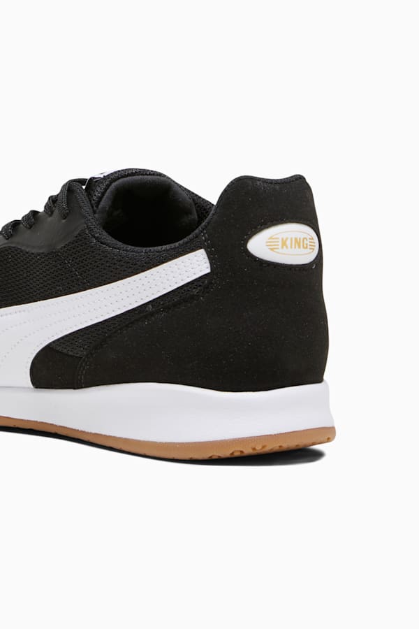 KING TOP IT Football Boots Unisex, PUMA Black-PUMA White-PUMA Gold, extralarge-GBR