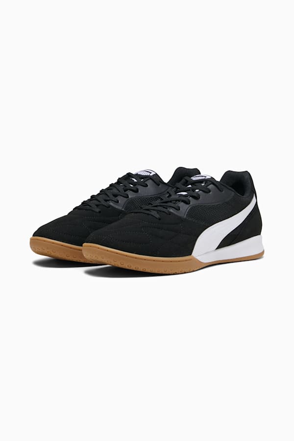 KING TOP IT Football Boots Unisex, PUMA Black-PUMA White-PUMA Gold, extralarge-GBR