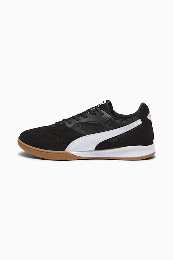 KING TOP IT Football Boots Unisex, PUMA Black-PUMA White-PUMA Gold, extralarge-GBR
