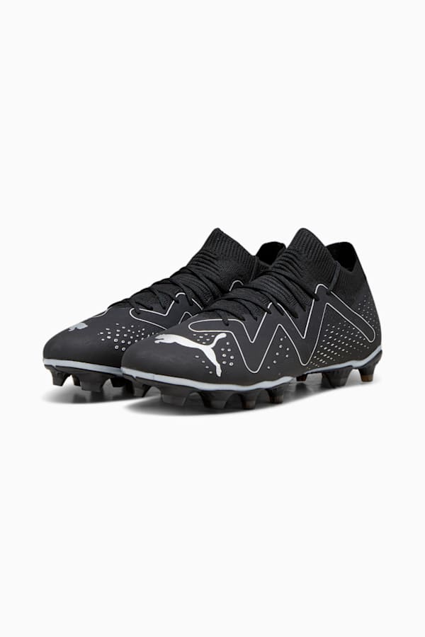 FUTURE MATCH FG/AG Men's Football Boots, PUMA Black-PUMA Silver, extralarge