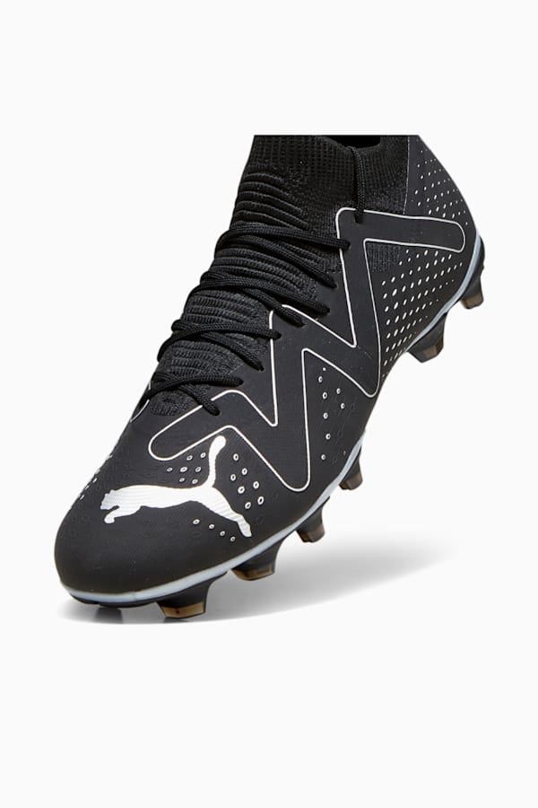 FUTURE MATCH FG/AG Men's Football Boots, PUMA Black-PUMA Silver, extralarge