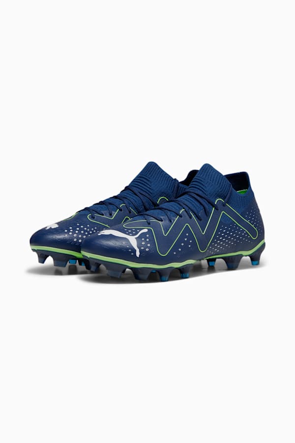 FUTURE MATCH FG/AG Women's Football Boots, Persian Blue-PUMA White-Pro Green, extralarge