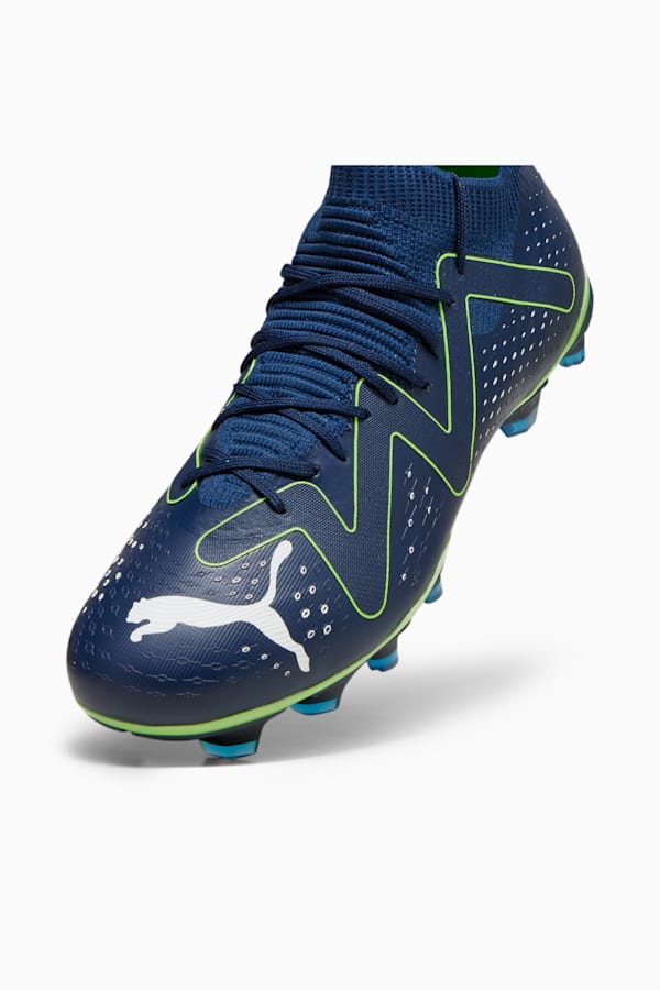 FUTURE MATCH FG/AG Women's Football Boots, Persian Blue-PUMA White-Pro Green, extralarge