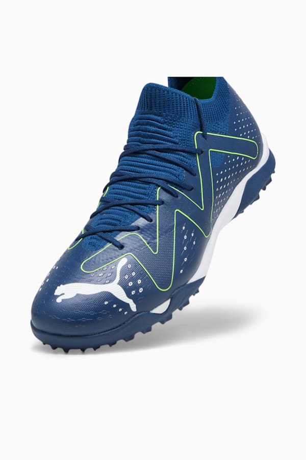 FUTURE MATCH TT Men's Football Boots, Persian Blue-PUMA White-Pro Green, extralarge