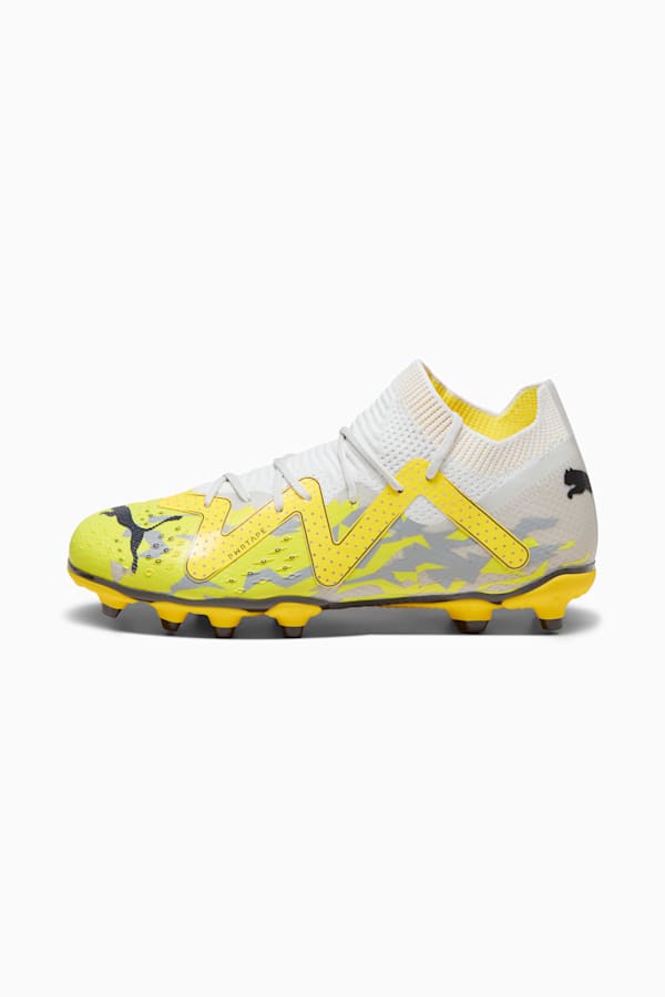 FUTURE PRO FG/AG Youth Football Boots, Sedate Gray-Asphalt-Yellow Blaze, extralarge-GBR