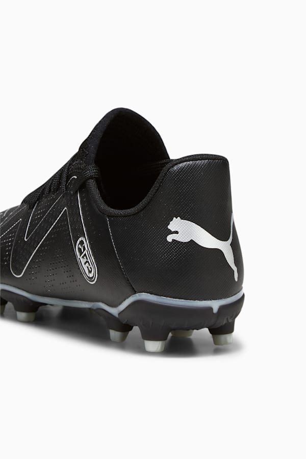 FUTURE PLAY FG/AG Youth Football Boots, PUMA Black-PUMA Silver, extralarge