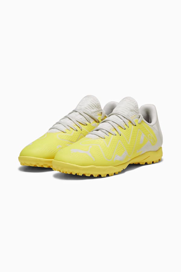 FUTURE PLAY TT Youth Football Boots, Sedate Gray-Asphalt-Yellow Blaze, extralarge-GBR