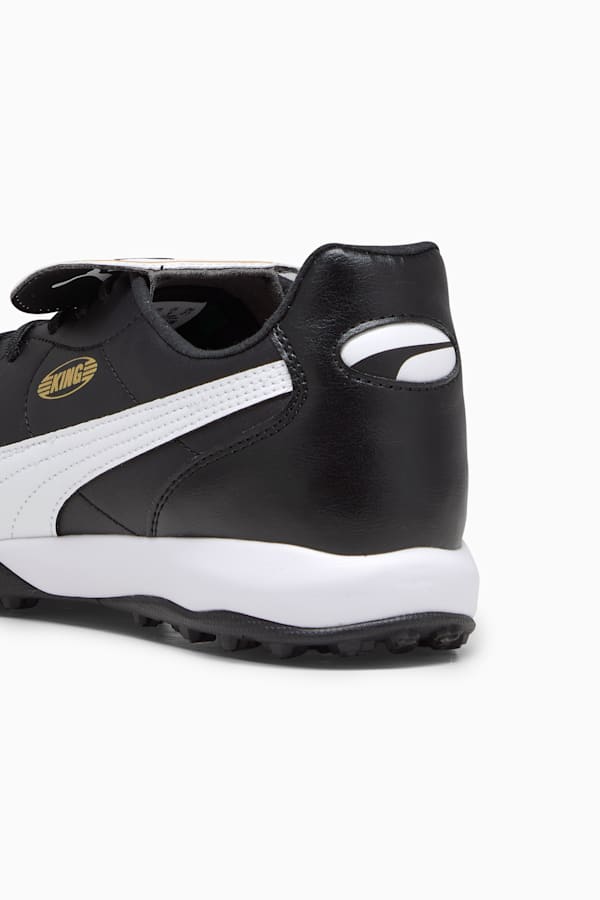 KING TOP TT Football Boots Unisex, PUMA Black-PUMA White-PUMA Gold, extralarge