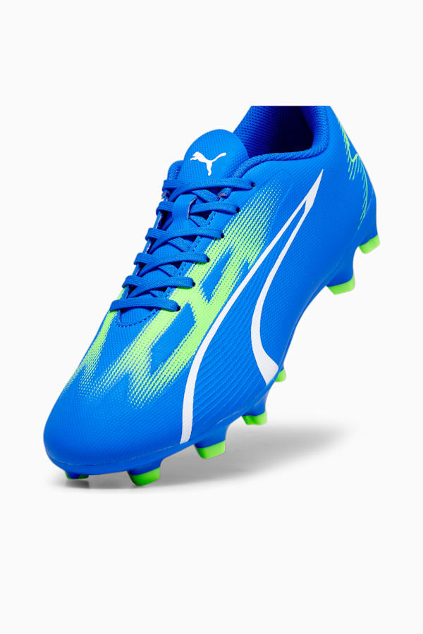 ULTRA PLAY FG/AG Men's Football Boots, Ultra Blue-PUMA White-Pro Green, extralarge
