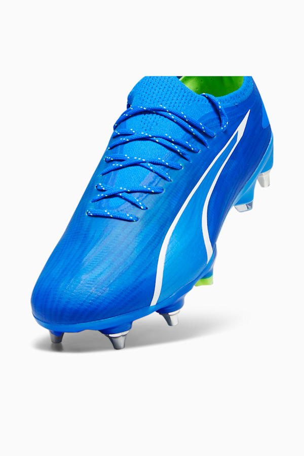 ULTRA ULTIMATE MxSG Men's Football Boots, Ultra Blue-PUMA White-Pro Green, extralarge