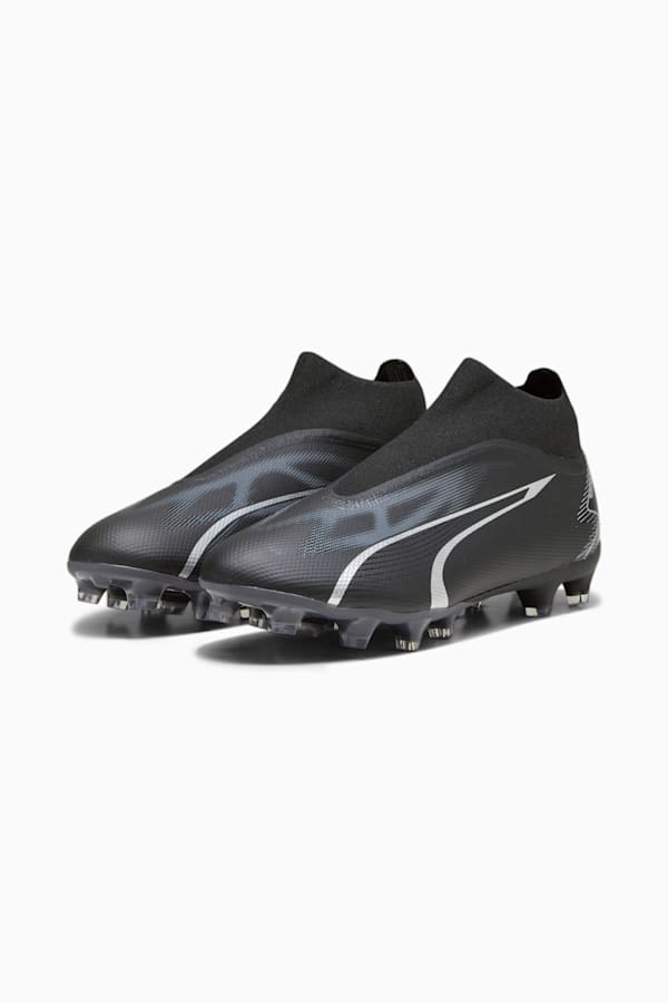 ULTRA MATCH+ LL FG/AG Men's Football Boots, PUMA Black-Asphalt, extralarge-GBR