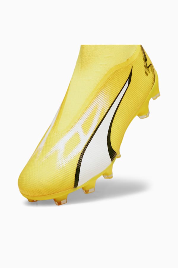 ULTRA MATCH+ LL FG/AG Men's Football Boots, Yellow Blaze-PUMA White-PUMA Black, extralarge-GBR