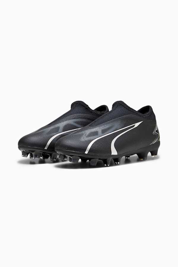 ULTRA MATCH LL FG/AG Youth Football Boots, PUMA Black-Asphalt, extralarge-GBR