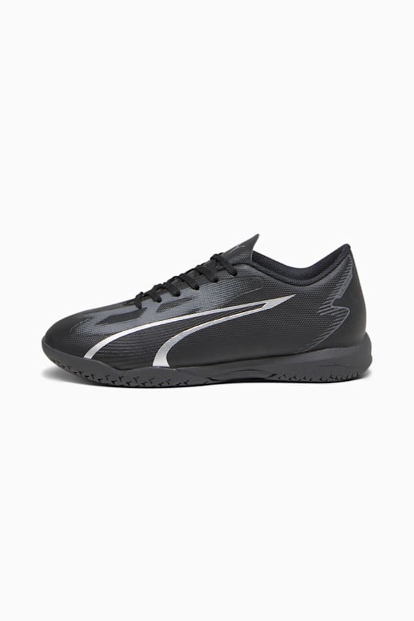 ULTRA PLAY IT Youth Football Boots, PUMA Black-Asphalt, extralarge