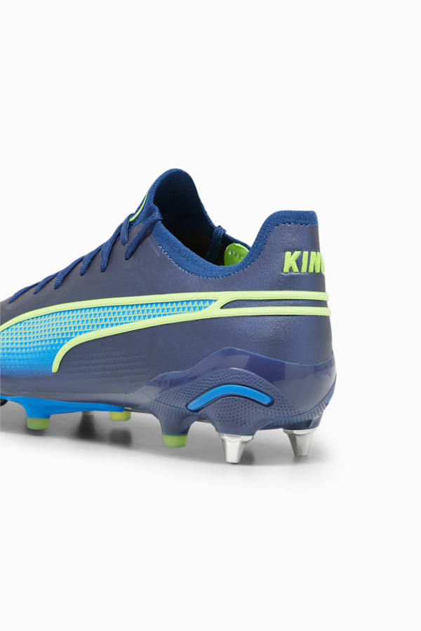 KING ULTIMATE MxSG Football Boots Unisex, Persian Blue-Pro Green-Ultra Blue, extralarge-GBR