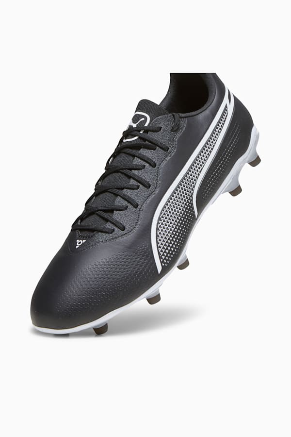 Black puma king football boots on sale
