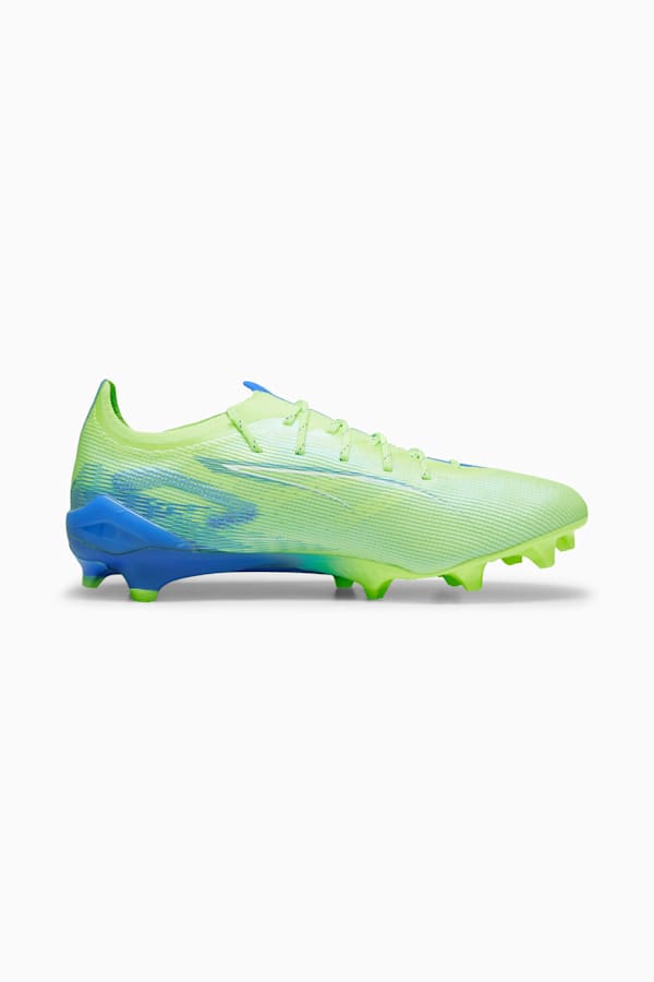 ULTRA 5 ULTIMATE FG Football Boots, Fizzy Apple-PUMA White-Bluemazing, extralarge