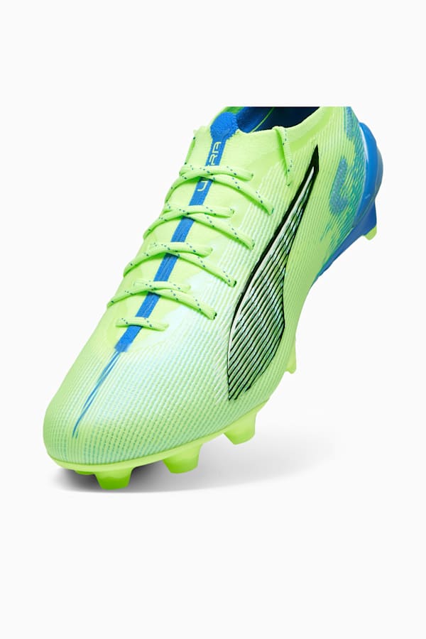 ULTRA 5 ULTIMATE FG Football Boots, Fizzy Apple-PUMA White-Bluemazing, extralarge