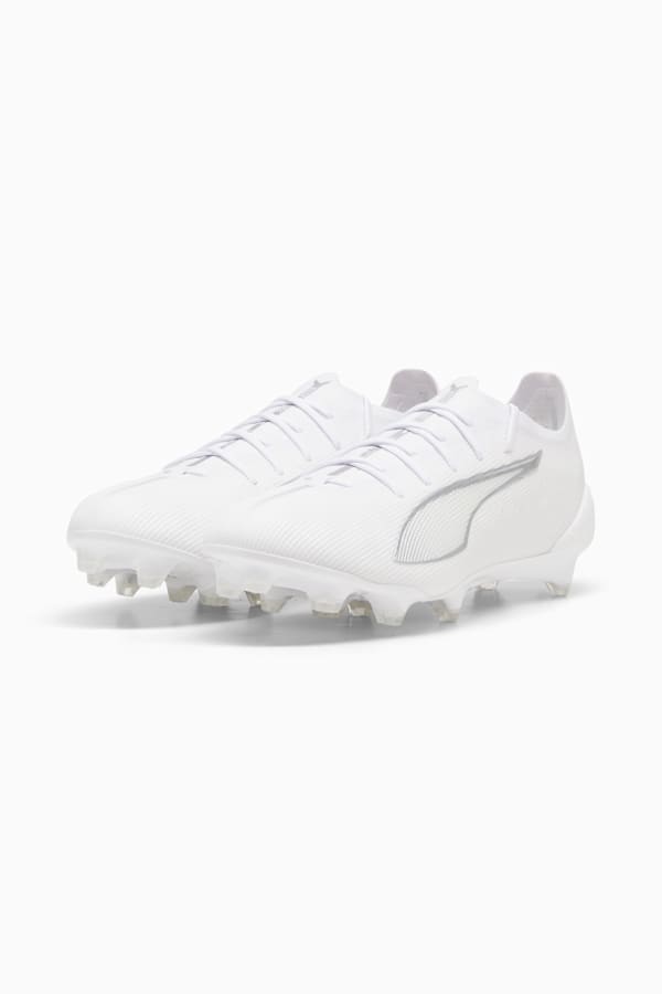 ULTRA 5 ULTIMATE FG Football Boots Unisex, PUMA White-PUMA White, extralarge
