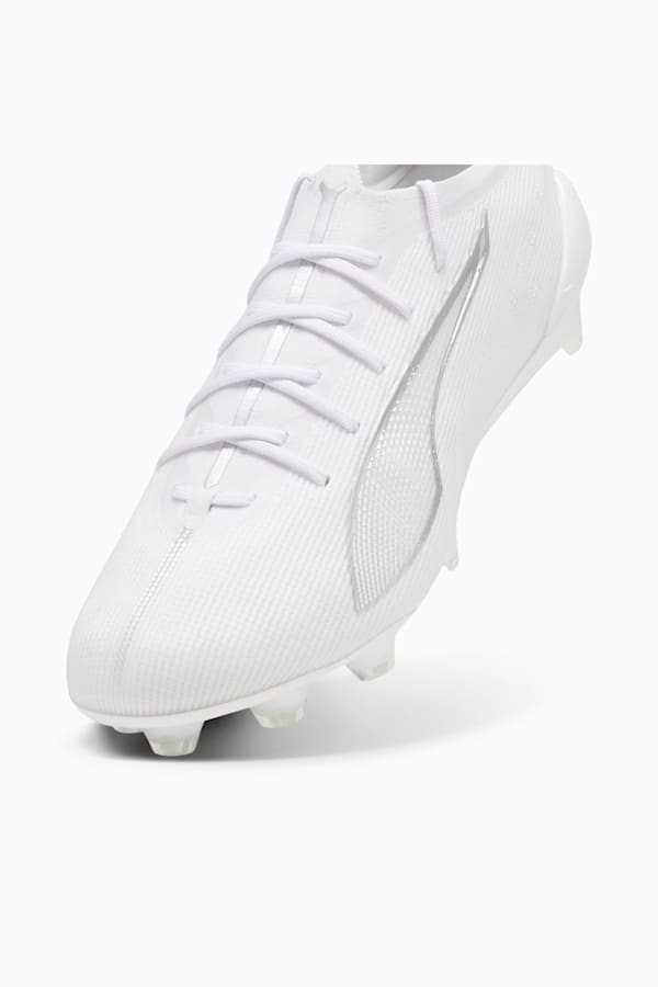 ULTRA 5 ULTIMATE FG Football Boots Unisex, PUMA White-PUMA White, extralarge