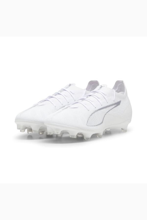 ULTRA 5 PRO FG/AG Football Boots, PUMA White-PUMA White, extralarge