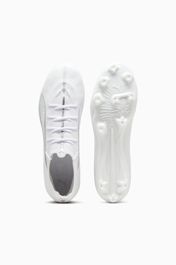 ULTRA 5 PRO FG/AG Football Boots Unisex, PUMA White-PUMA White, extralarge