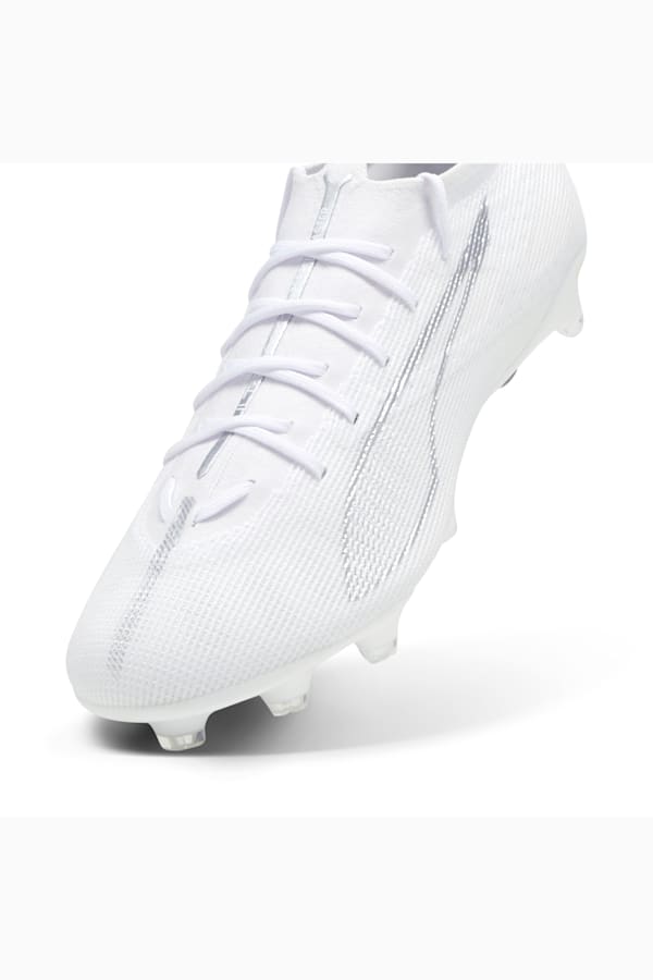 ULTRA 5 PRO FG/AG Football Boots, PUMA White-PUMA White, extralarge