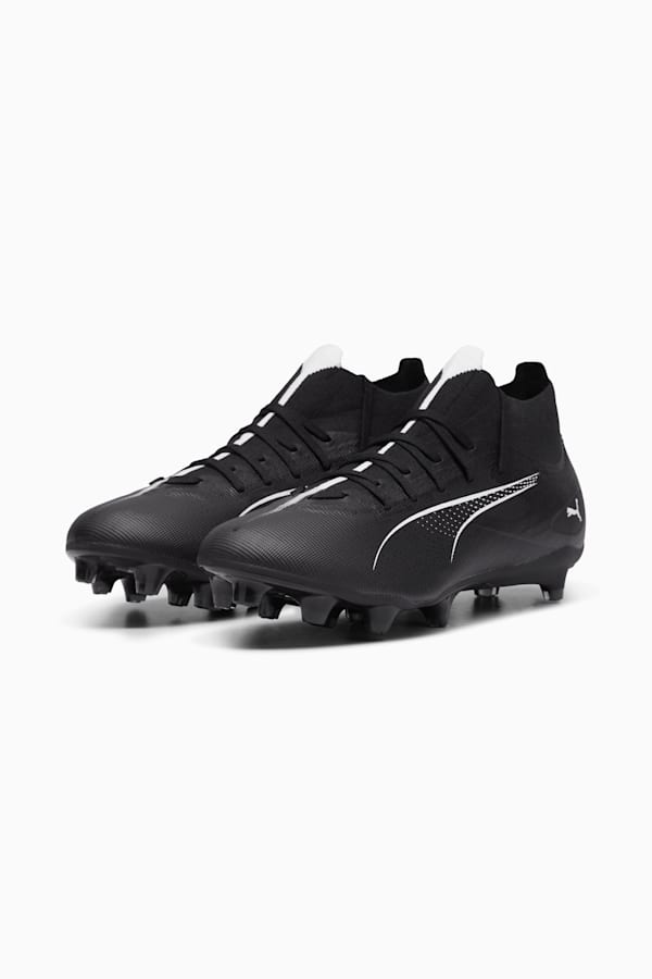 ULTRA 5 MATCH+ FG/AG Football Boots, PUMA Black-PUMA White, extralarge