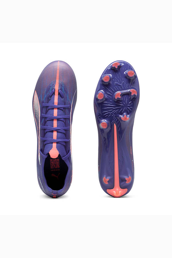 ULTRA 5 MATCH FG/AG Football Boots, Lapis Lazuli-PUMA White-Sunset Glow, extralarge