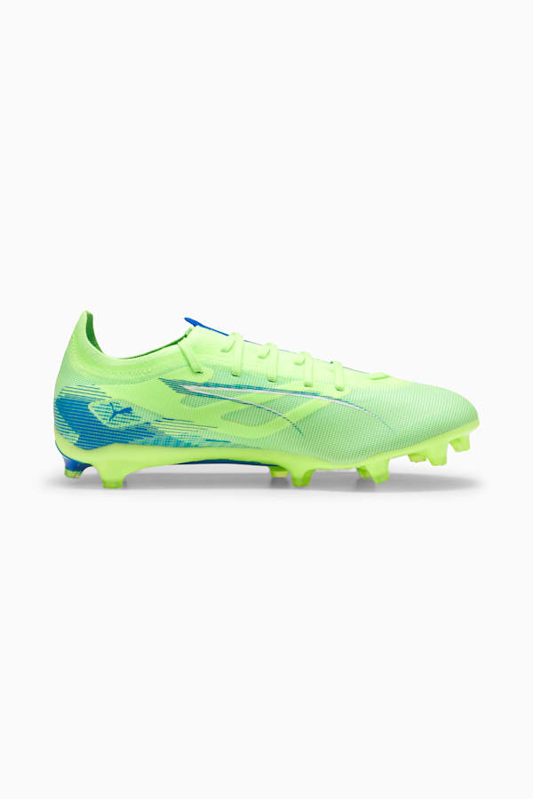 ULTRA 5 MATCH FG/AG Football Boots Unisex, Fizzy Apple-PUMA White-Bluemazing, extralarge