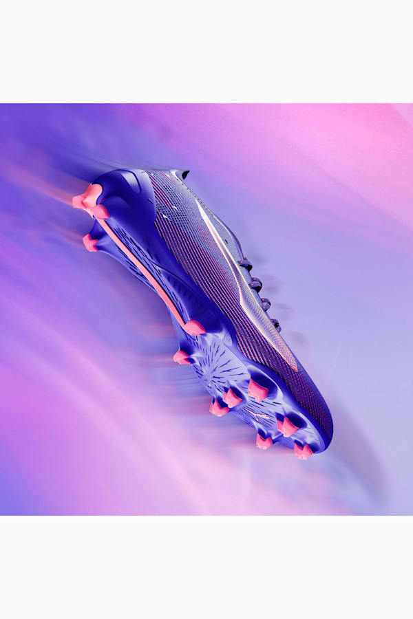ULTRA 5 ULTIMATE FG Football Boots Women, Lapis Lazuli-PUMA White-Sunset Glow, extralarge