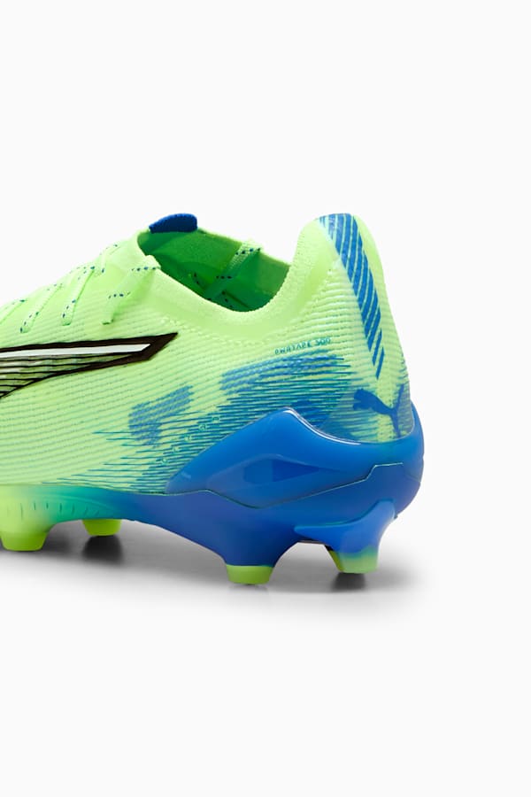 ULTRA 5 ULTIMATE FG Football Boots Women, Fizzy Apple-PUMA White-Bluemazing, extralarge