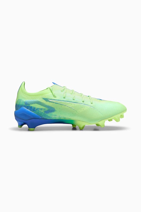 ULTRA 5 ULTIMATE FG Football Boots Women, Fizzy Apple-PUMA White-Bluemazing, extralarge