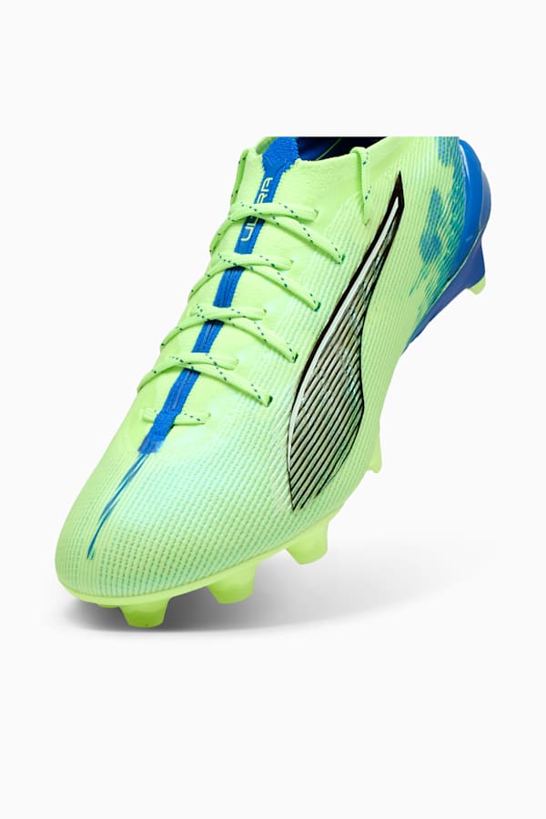 ULTRA 5 ULTIMATE FG Football Boots Women, Fizzy Apple-PUMA White-Bluemazing, extralarge