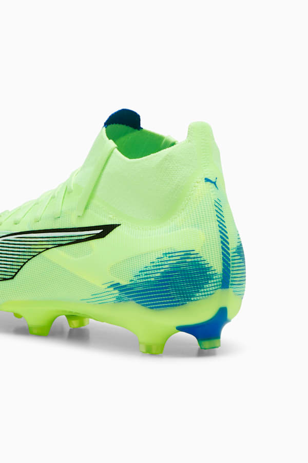 ULTRA 5 MATCH+ FG/AG Football Boots Women, Fizzy Apple-PUMA White-Bluemazing, extralarge