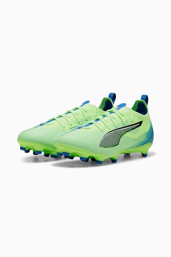 ULTRA 5 PRO FG/AG Football Boots Youth, Fizzy Apple-PUMA White-Bluemazing, extralarge