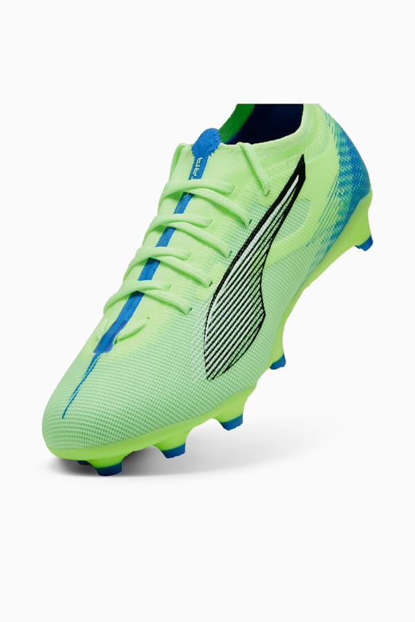 ULTRA 5 PRO FG/AG Football Boots Youth, Fizzy Apple-PUMA White-Bluemazing, extralarge