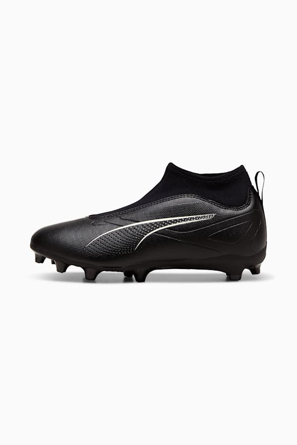 ULTRA 5 MATCH+ Laceless FG/AG Football Boots Youth, PUMA Black-PUMA White, extralarge