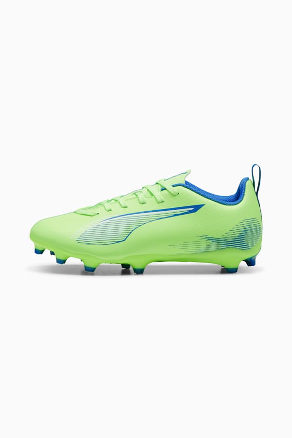 ULTRA 5 PLAY FG/AG Football Boots Youth, Fizzy Apple-PUMA White-Bluemazing, extralarge