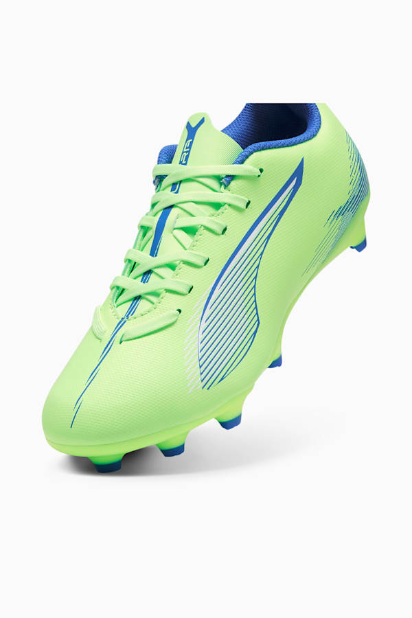 ULTRA 5 PLAY FG/AG Football Boots Youth, Fizzy Apple-PUMA White-Bluemazing, extralarge