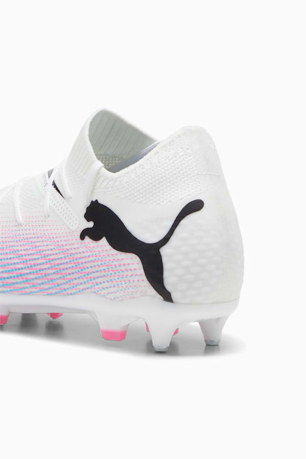 FUTURE 7 PRO MxSG Football Boots, PUMA White-PUMA Black-Poison Pink, extralarge-GBR