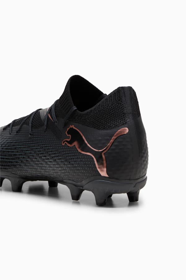 FUTURE 7 PRO FG/AG Football Boots, PUMA Black-Copper Rose, extralarge
