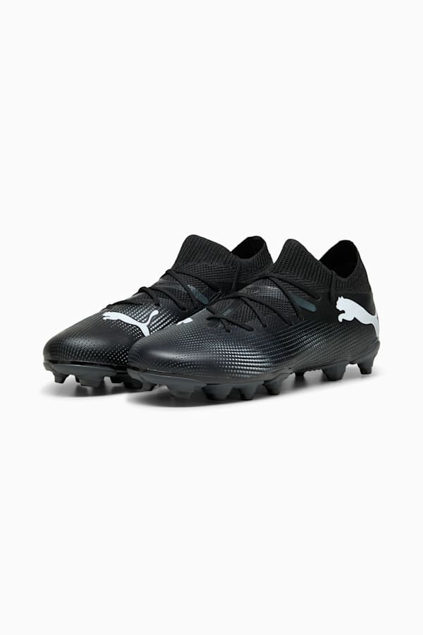 FUTURE 7 MATCH FG/AG Youth Football Boots, PUMA Black-PUMA White, extralarge