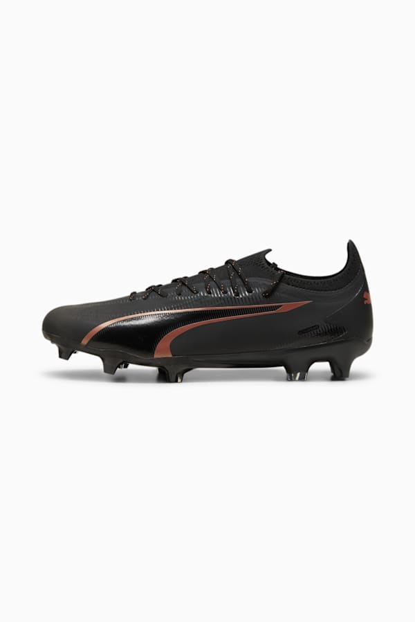 ULTRA ULTIMATE FG/AG Football Boots, PUMA Black-Copper Rose, extralarge