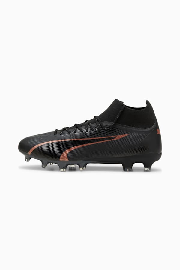 ULTRA PRO FG/AG Football Boots, PUMA Black-Copper Rose, extralarge